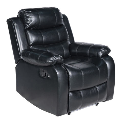 Leroy Faux Leather Recliner Armchair with LED