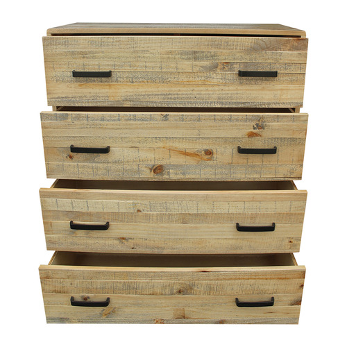 5 Piece Piedmont Pine Wood Bedroom Set