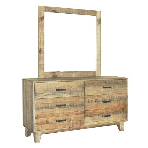 5 Piece Piedmont Pine Wood Bedroom Set