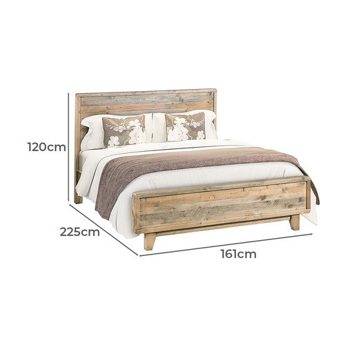5 Piece Piedmont Pine Wood Bedroom Set