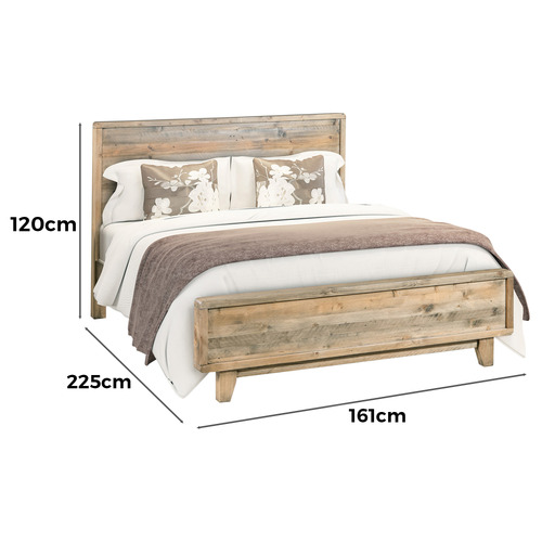 4 Piece Piedmont Pine Wood Bedroom Set