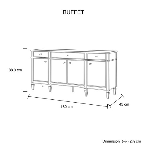 Sierra Mirrored Buffet