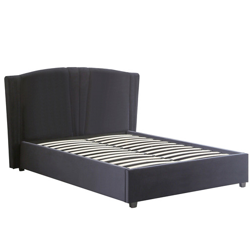 Kai Velvet Gas Lift Storage Bed