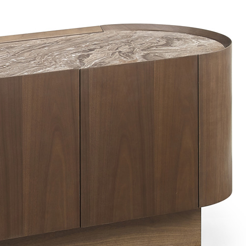 Everest Walnut Wood Entertainment Unit