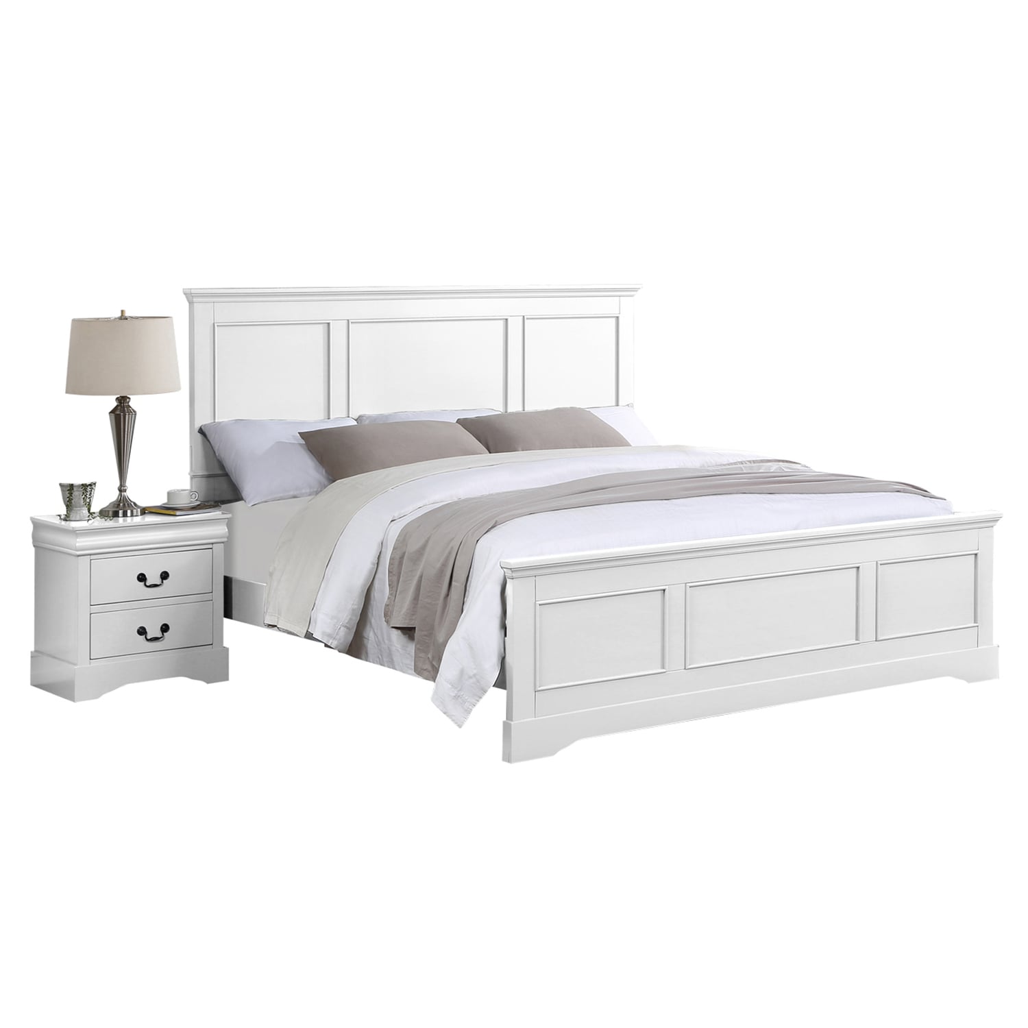 White Caila Bed Frame