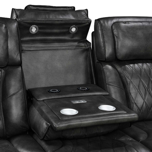 Frederick 5 Seater Faux Leather Recliner Sofa Set