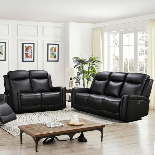Guerrero 5 Seater Leather Recliner Sofa Set
