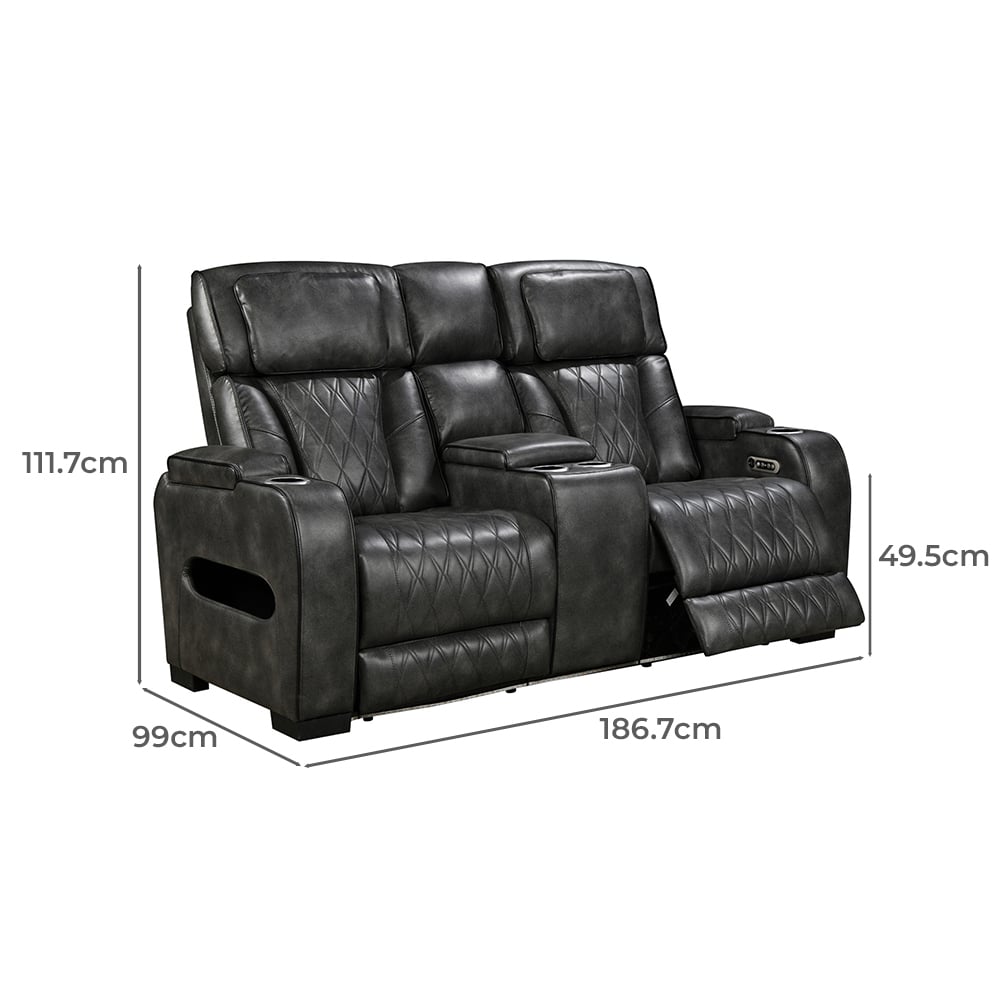 Frederick 6 Seater Faux Leather Recliner Sofa & Armchair Set