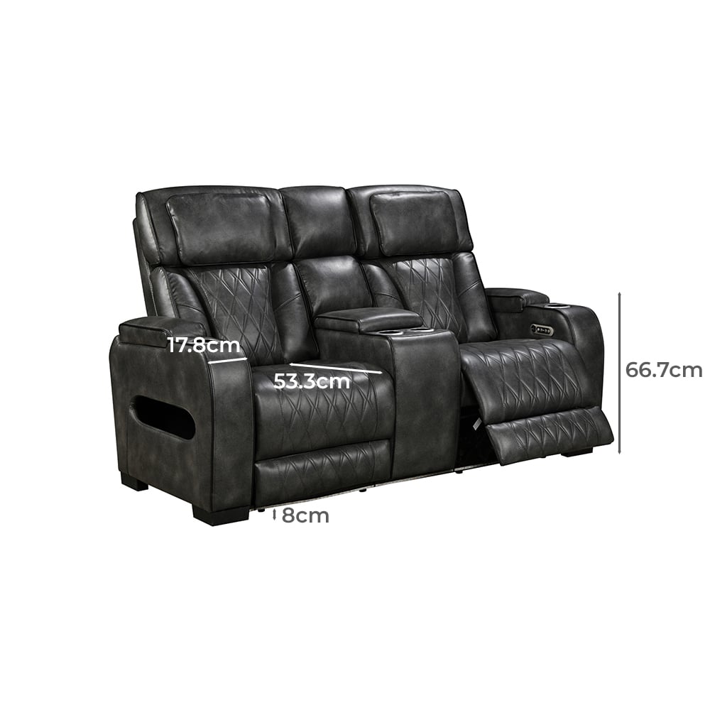 Frederick 6 Seater Faux Leather Recliner Sofa & Armchair Set
