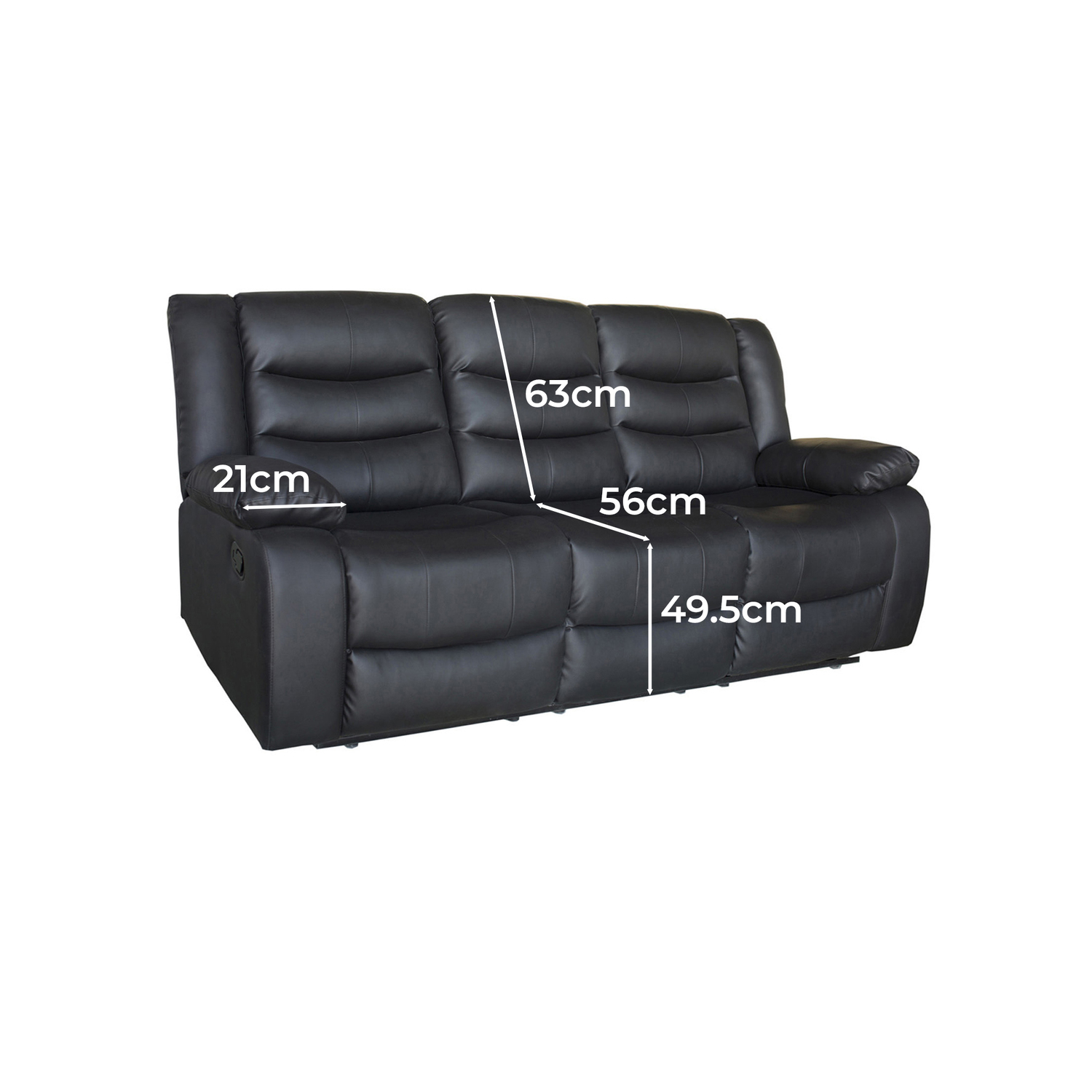 Ipanema 5 Seater Recliner Sofa Set