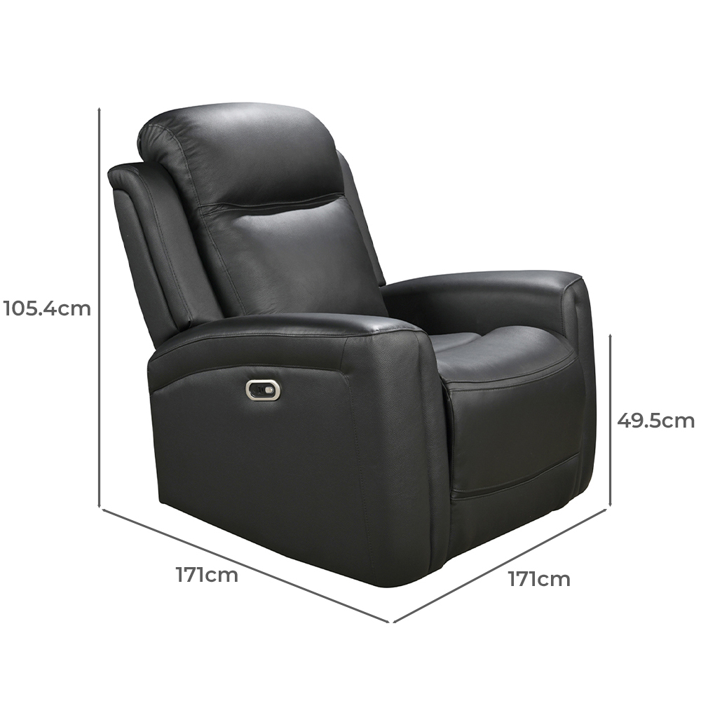 Guerrero 5 Seater Leather Recliner Sofa & Armchair Set