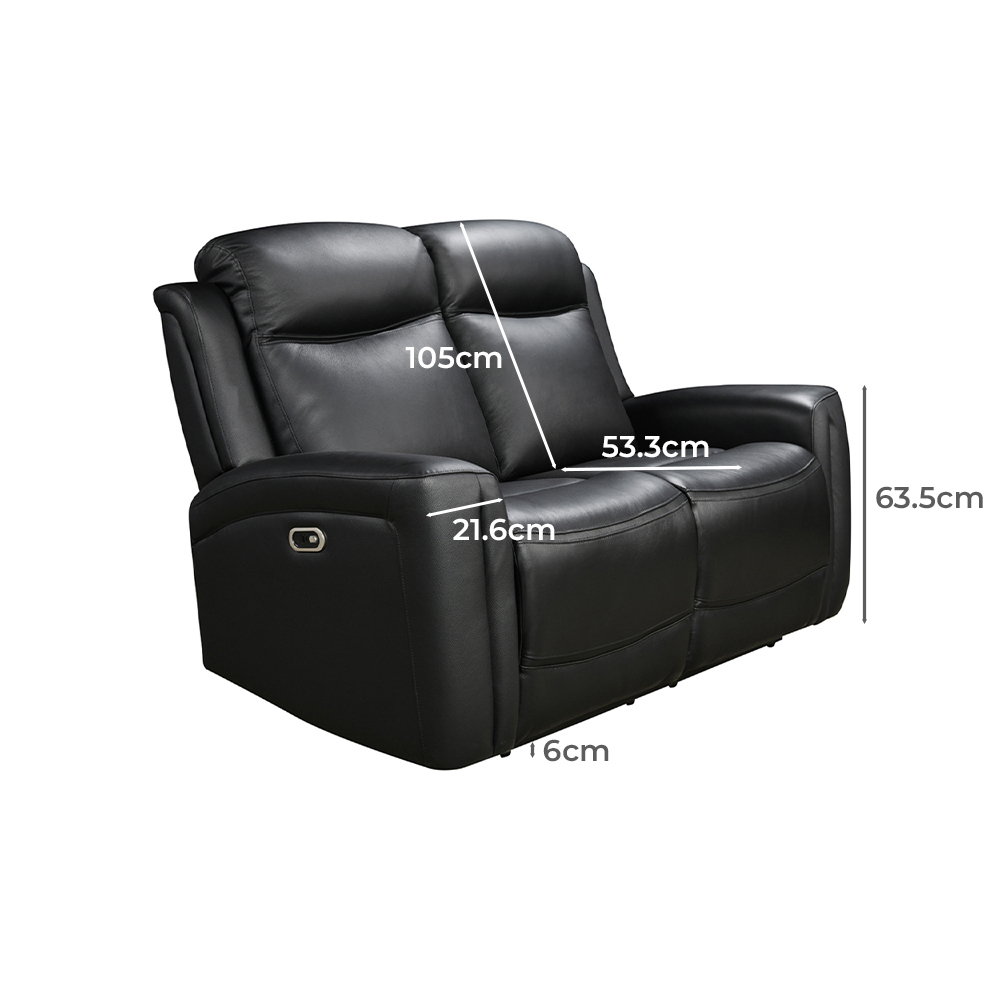 Guerrero 5 Seater Leather Recliner Sofa Set