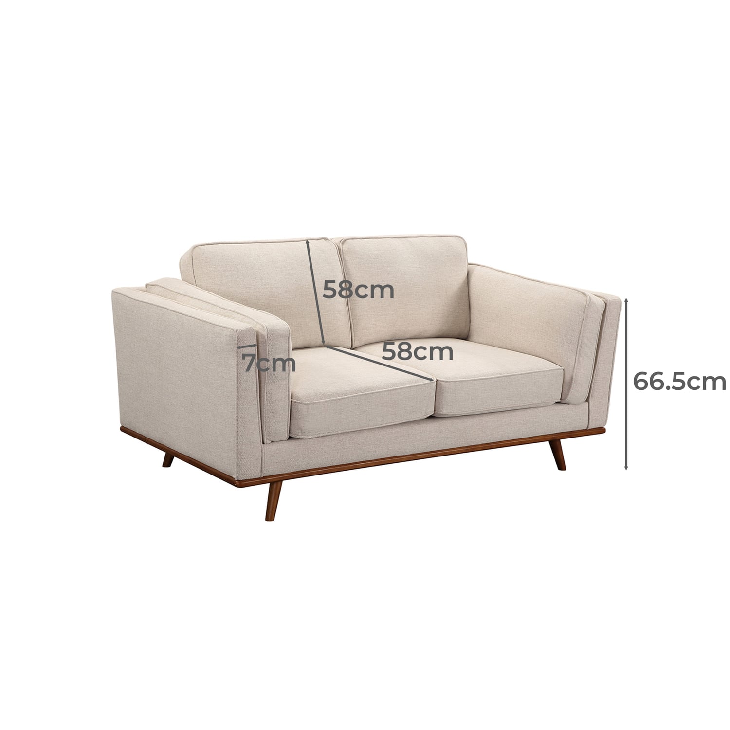Brooklyn 6 Seater Upholstered Sofa & Armchair Set