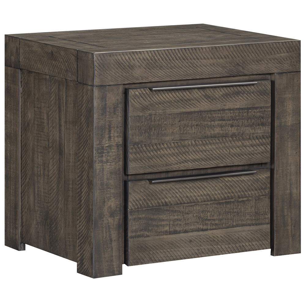 4 Piece Jessie Pine Wood Bedroom Furniture Set