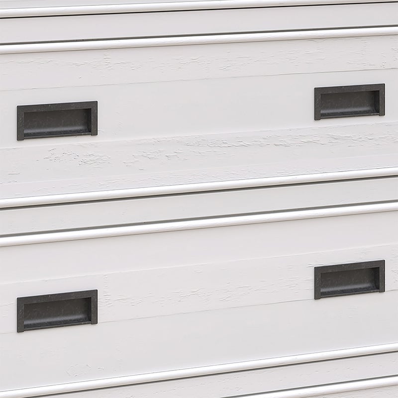 Melissa Pine Wood Drawer Chest with Mirror