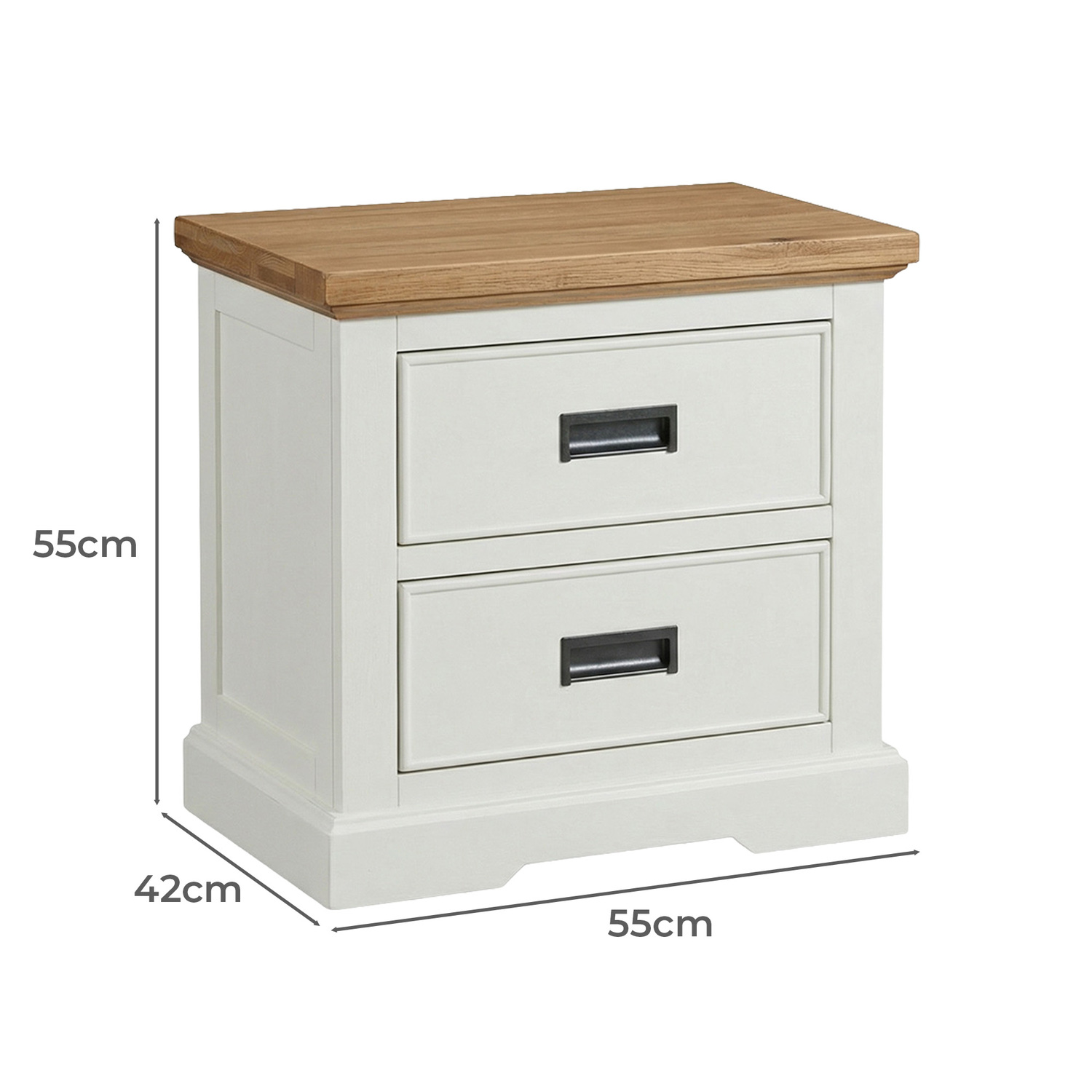 4 Piece Melissa Pine Wood Bedroom Furniture Set