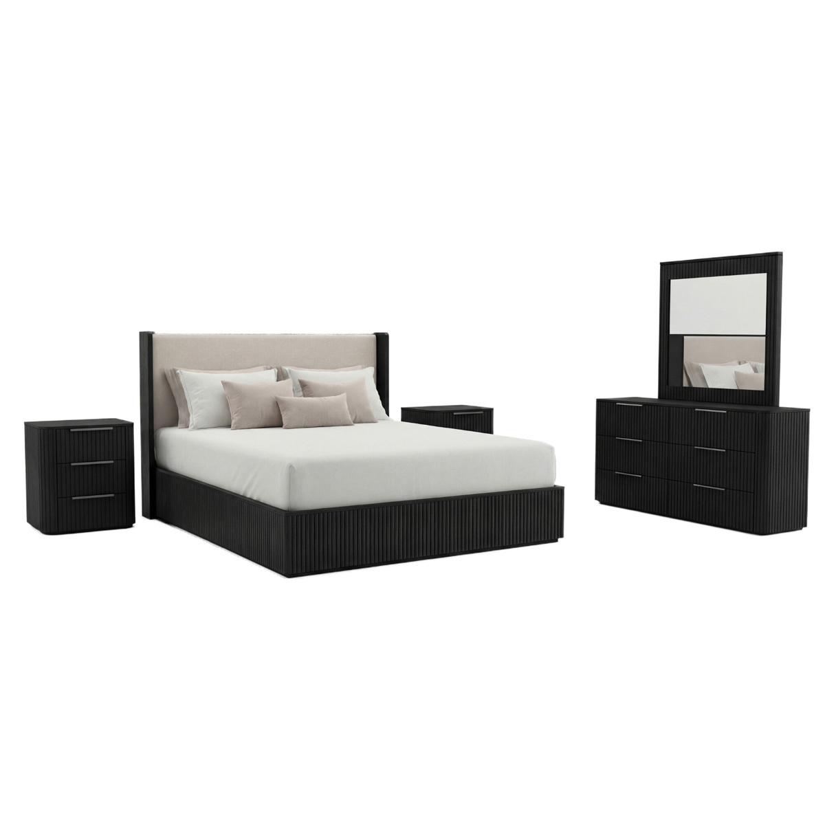 4 Piece Jazir Bedroom Set