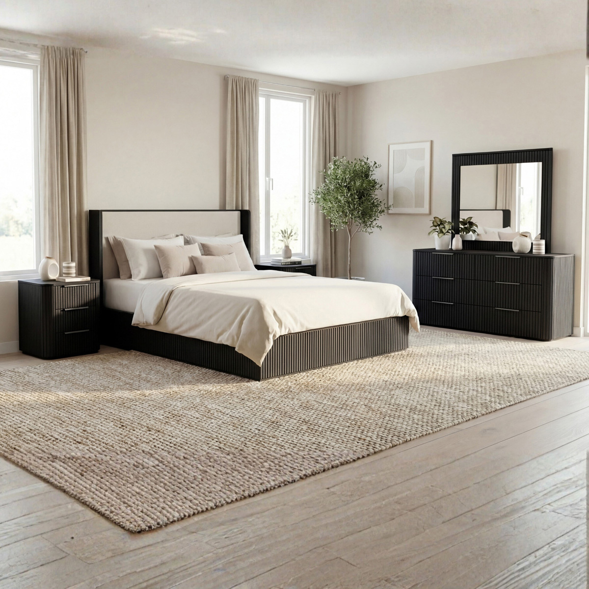 4 Piece Jazir Bedroom Set