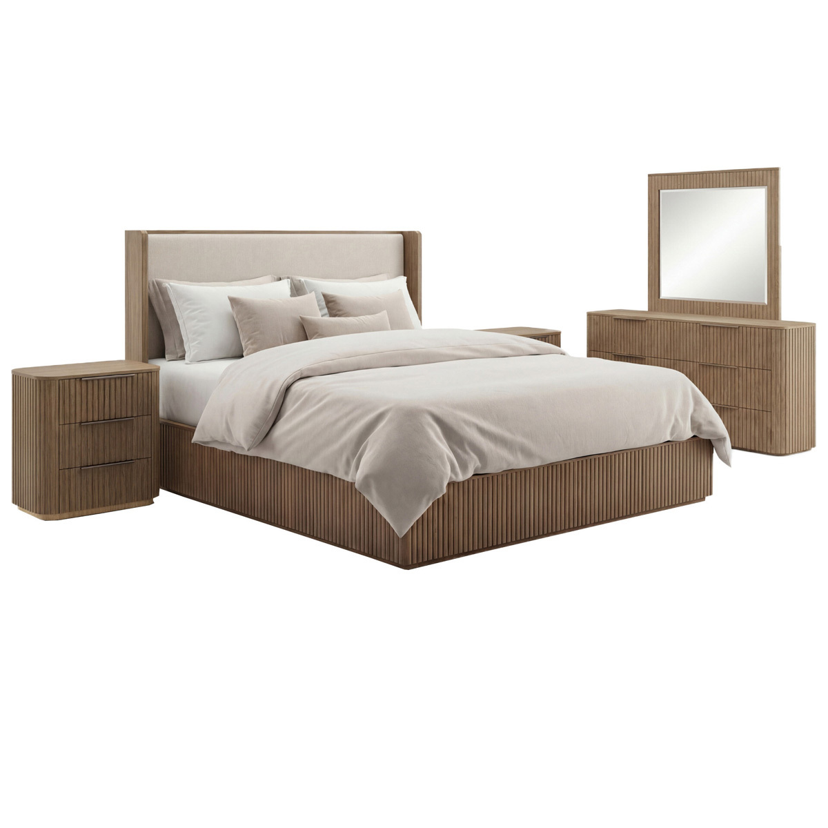 4 Piece Jazir Bedroom Set