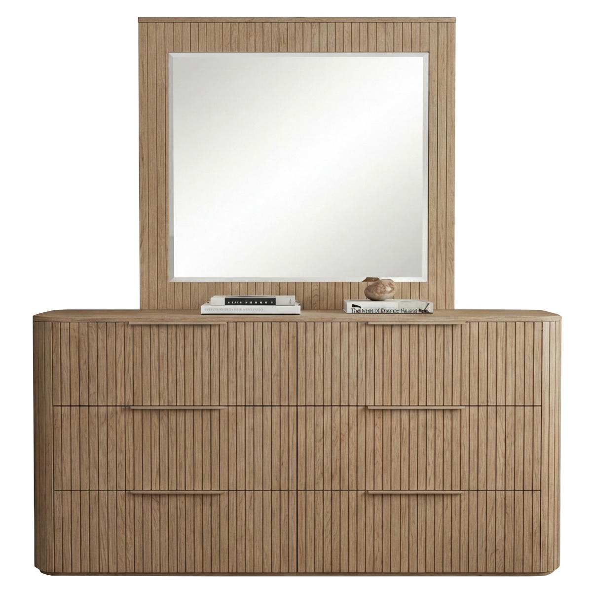 Jazir 6 Drawer Dresser with Mirror