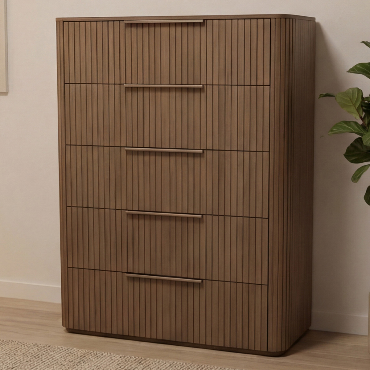 Jazir 5 Drawer Tallboy