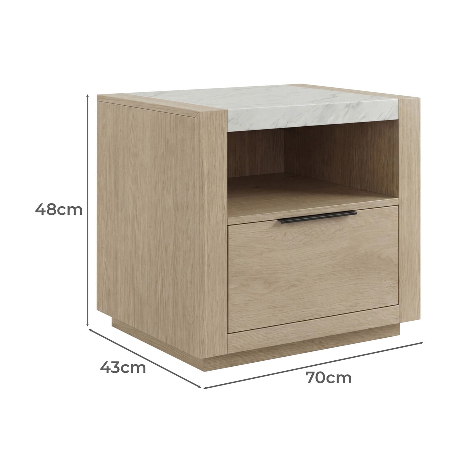 Daelan Bedside Table