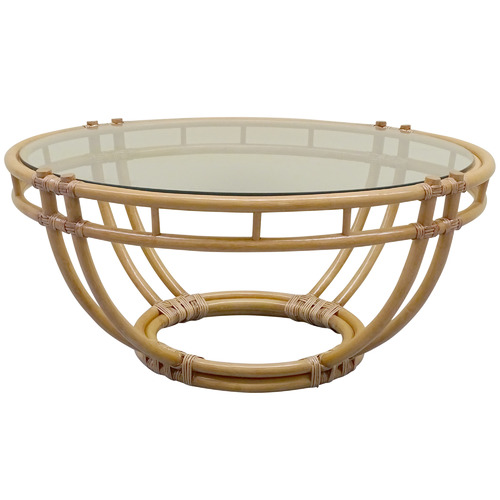 Nassau Bamboo Rattan Coffee Table Temple Webster