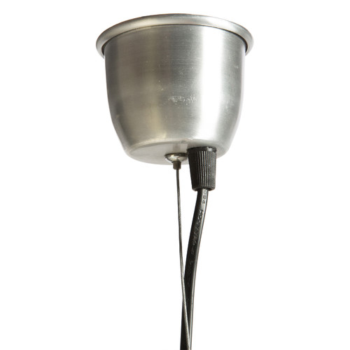 Hanging Light Concrete Shade with Mango Wood Holder Temple & ster