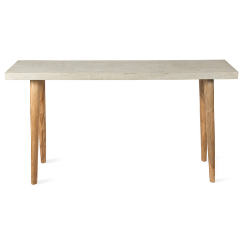 Rectangular Concrete Console with Apollo Legs | Temple & Webster
