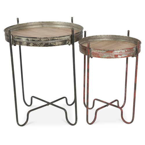 Rustic Tray Tables Temple & Webster