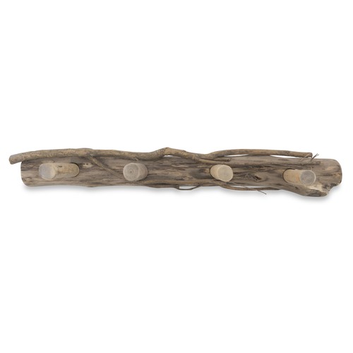 Lifestyle Traders Natural 4 Prong Organic Oak Wood Coat Hanger