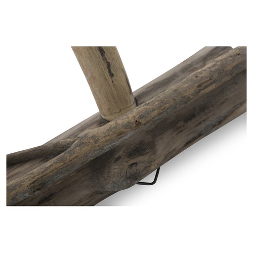 Lifestyle Traders Natural 4 Prong Organic Oak Wood Coat Hanger
