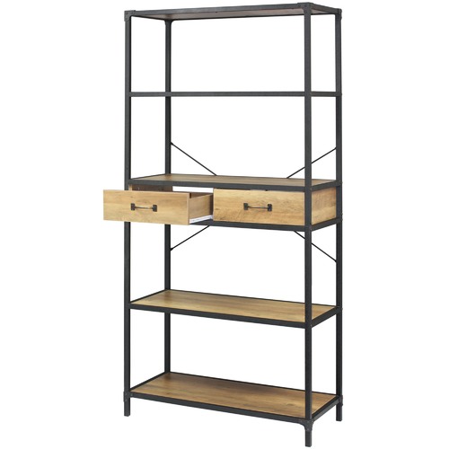 Lifestyle Traders Soho 2 Drawer Metal Frame Shelving Unit | Temple ...