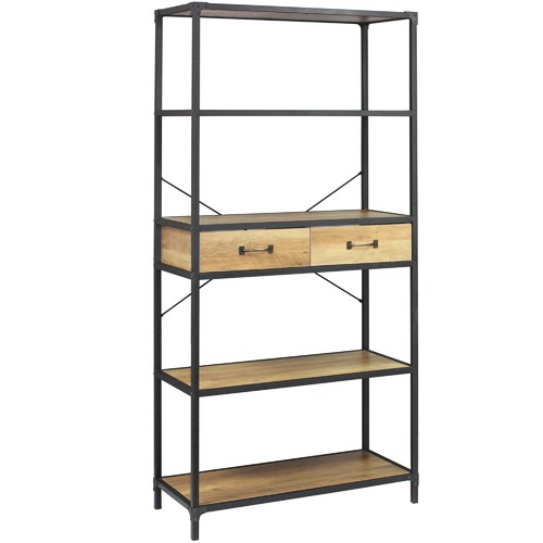 Soho 2 Drawer Metal Frame Shelving Unit Temple Webster