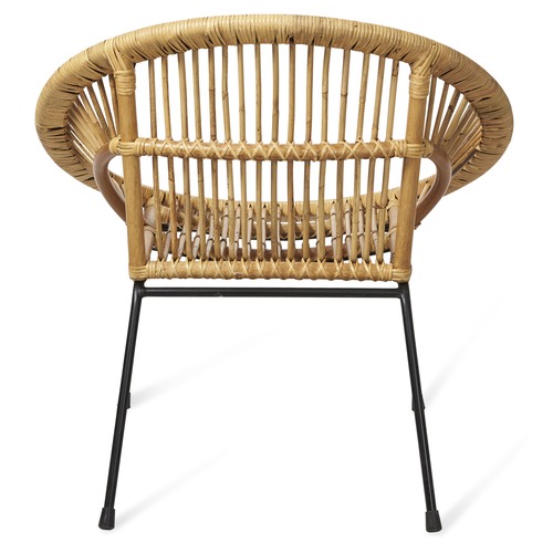 Jasper Rattan Chair with Metal Legs Temple & ster