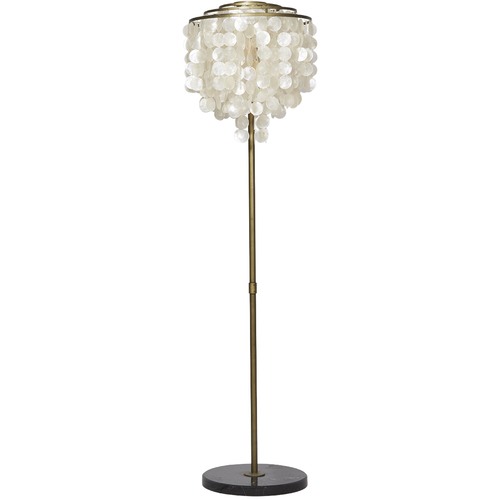 Shell Tierred Floor Lamp