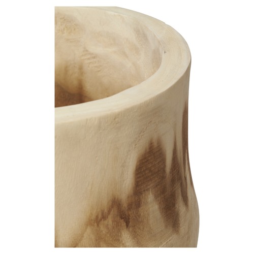 Bleached Wide Paulownia Wood Planter Temple &amp; Webster