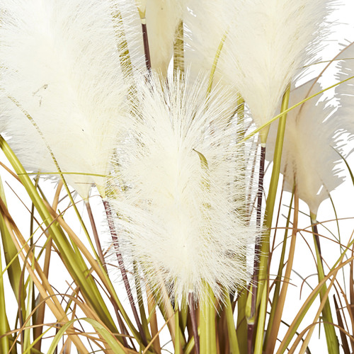 Tall Potted Faux Reed Grass Temple & ster