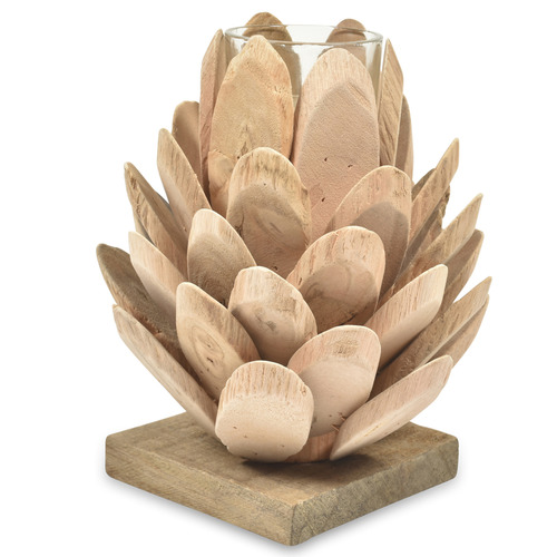 Lifestyle Traders Small Pine Cone Tealight Candle Holder Temple & ster