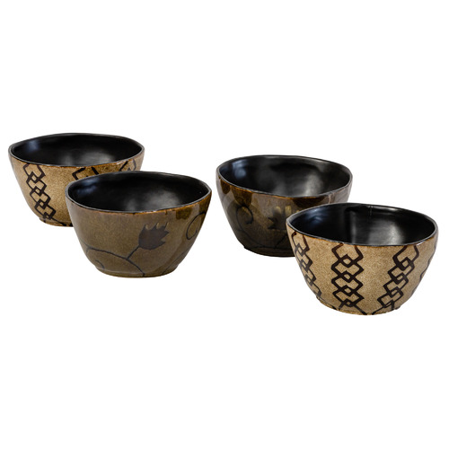 4 Piece Stoneware Serving Bowl Set Temple & ster
