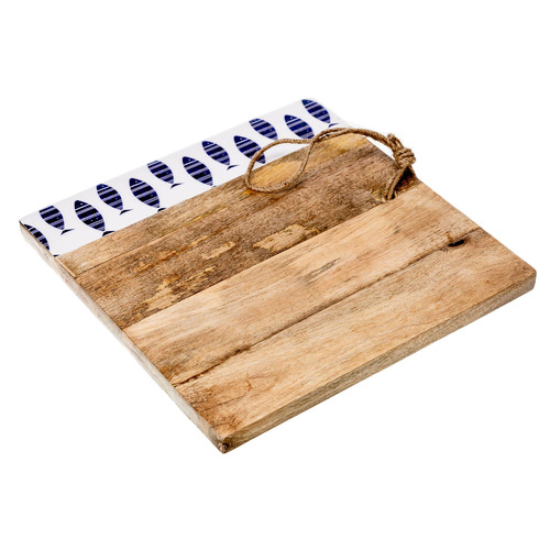 Lifestyle Traders Vibulanus 30cm Mango Wood Chopping Board Temple