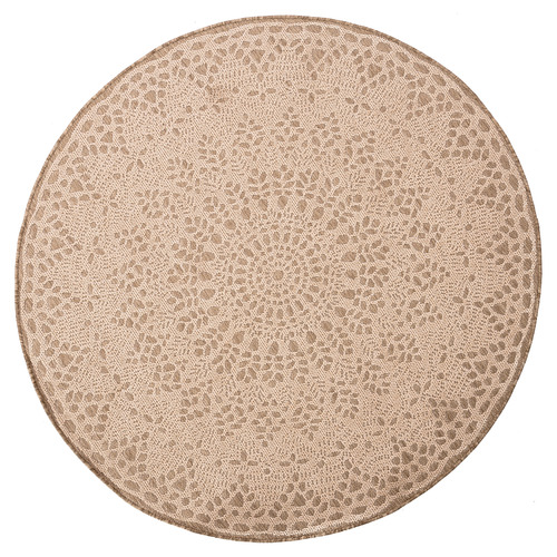 Lifestyle Traders Dilgry Round Indoor/Outdoor Rug Temple & ster