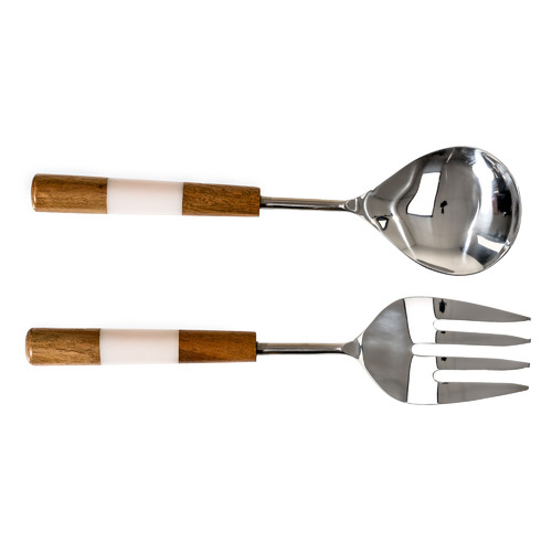 2 Piece Adrianne Salad Server Set Temple & ster