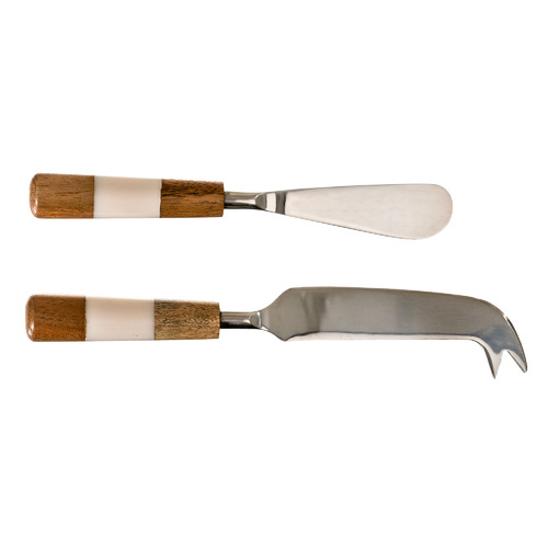 2 Piece Adrianne Pate & Cheese Knife Set Temple & ster