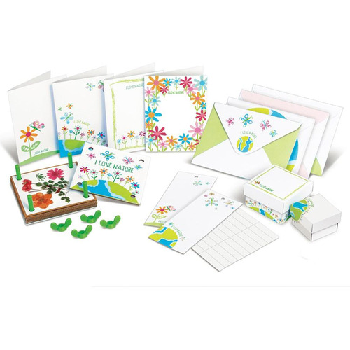 Kid's Green Creativity Pressed Flower Art Kit | Temple & Webster