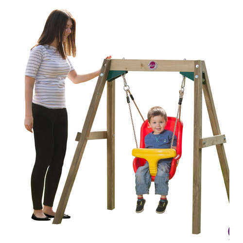 Plum 2 Piece Baby Swing Set Temple & ster