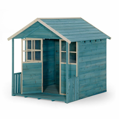 Plum Teal Plum Deckhouse Wooden Playhouse Temple & ster