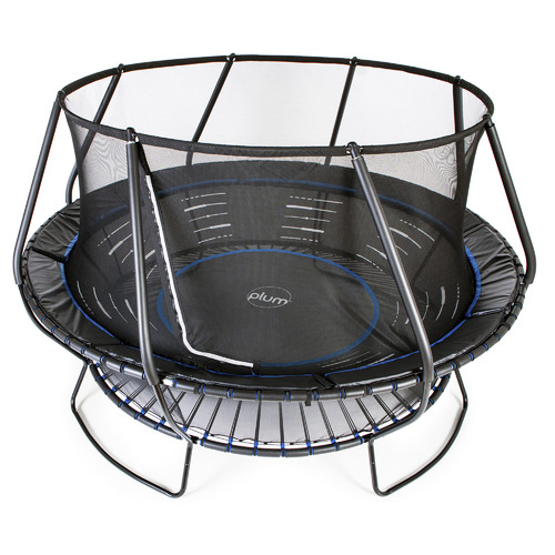 Kids Blue & Black Plum Bowl Trampoline