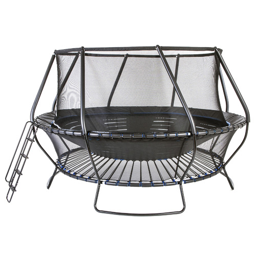 Kids Blue & Black Plum Bowl Trampoline