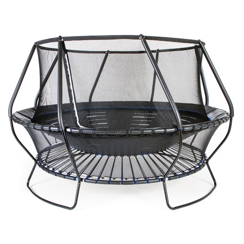 Kids Blue & Black Plum Bowl Trampoline